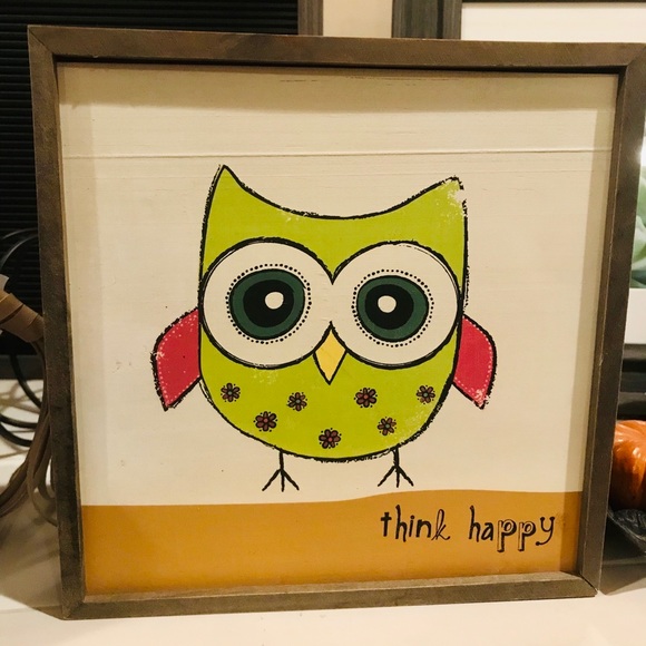 Wooden Owl Picture - Picture 3 of 3